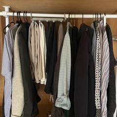 未使用　押入れ用　パイプハンガー