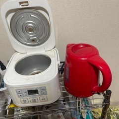 電気ケトル＆炊飯器