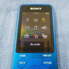 SONY デジタルメディアプレーヤー 4GB Eシリーズ NW-E083 ブルー カバー付き ウォークマン ソニー　西岡店の画像