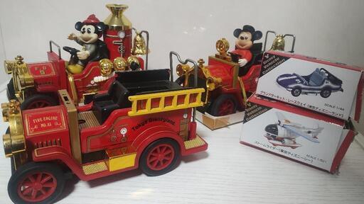 （レトロ）ブリキ　ミッキーマウスおもちゃ＆トミカー