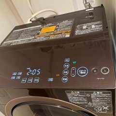 ドラム式全自動洗濯機　無料の画像