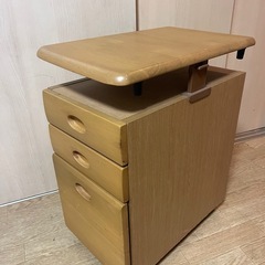 キャスター付き 引き出し 収納 机下 ベッドサイド