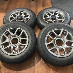 ☆送料込☆新車外し☆スズキ JB64W ジムニー 純正 16インチ 4本 新車外し 美品】スズキ JB64 ジムニー 純正 16in 5.5J +22