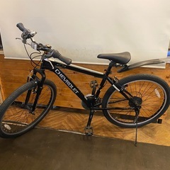取引き中【シボレー】マウンテンバイク黒 (エコペダル) 庄内緑地公園の 