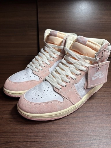 ナイキ ウィメンズ エアジョーダン1 レトロ ハイOG ウォッシュドピンク　中古品　size28.5㎝