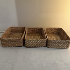 無印良品／ラタンバスケット