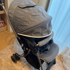 ベビーカー　Aprica ラクーナクッション　グレー