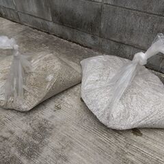 パーライト、軽石砂　14L（未使用　袋 移し替え済み　若干量減り）