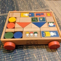 積み木　ミッフィー　車の画像