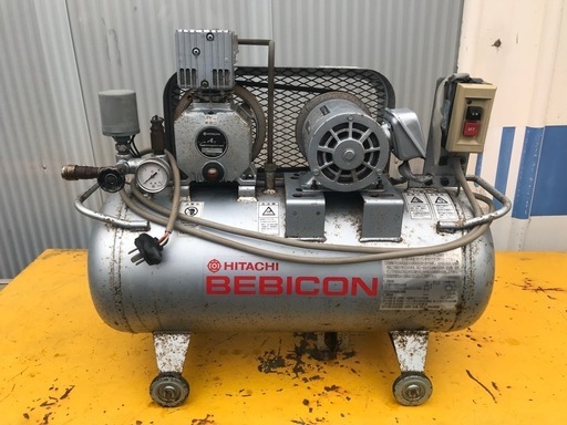 HITACHI 日立 BEBICON ベビコン/エアーコンプレッサー 0.4P-7T・EFOUP 200v/50Hz