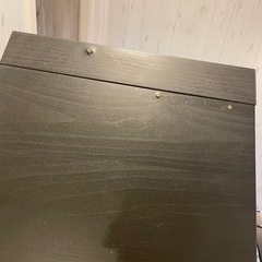 IKEA LACK ウォールシェルフユニット ブラックブラウン スニーカーラックの画像