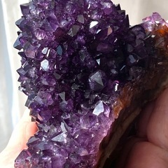 【フラワーアメジスト原石】『愛の守護石』『魔除け』の画像