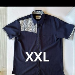 MAJUN かりゆしウエアXXL 美品　（3L）ノーアイロンタイ...