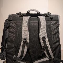 【ほぼ未使用】AIRBUGGY 3WAYバックパックキャリー ワイド GREY【別売りISOFIXベルト付き】の画像