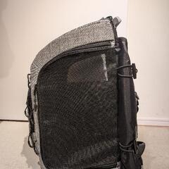 【ほぼ未使用】AIRBUGGY 3WAYバックパックキャリー ワイド GREY【別売りISOFIXベルト付き】の画像