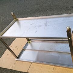 🔴山口市、業務用調理台￥24580⇒￥12000🔴120×60×80±α🔴美品作業台の画像