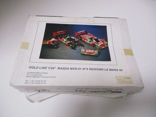 G∝27 ガレージキット LE MANS MINIATURES GOLD LINE 1/24 MAZDA MXR-01 1/24 No.5 RENOWN LE MANS 92 マツダ ル・マン 1992 MX-R01