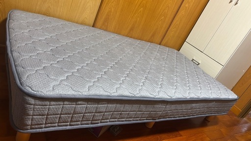 値下‼️【極美品】脚付シングルベッド