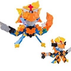 夏休み限定価格⭐️U-LaQ 仮面ライダー鎧武 キャラクター組み立てブロックの画像