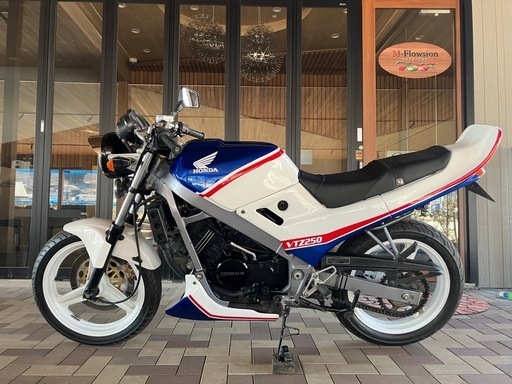 値下げ❗️HONDA VTZ250 MC15 CBXカラー　オールペイント　社外マフラー　社外アンダーカウル　シート張り替え　社外リアサス　ケツ上げ　社外テール 値下げ❗️HONDA VTZ250 MC15 CBXカラーオールペイント社外マフラー