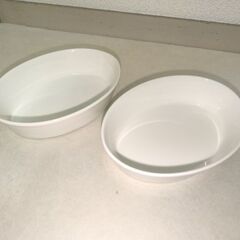 大きめグラタン皿2個セット