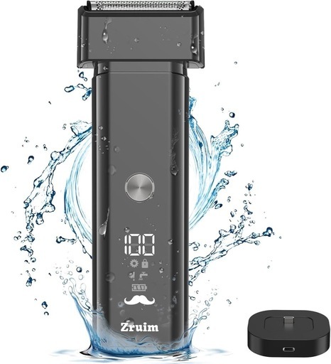 【新品未使用】メンズ電気シェーバー 電気シェーバー 2速シェーバー 往復式 保湿
