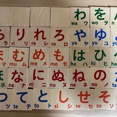 アンパンマン 純国産 アンパンマン木のもじあそび　ひらがな　つみき　積み木 の画像