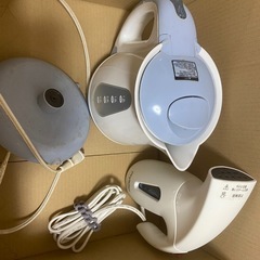 電気ケトルとアイロン