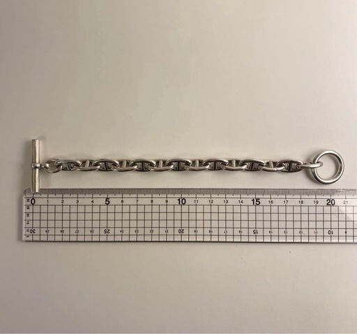 新品】 アンカーチェーン シェーヌダンクル シルバー ブレスレット