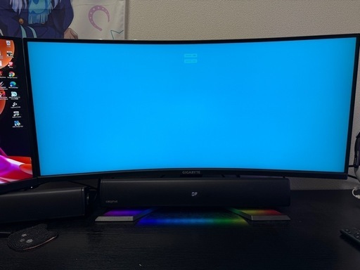 【取引中】ゲーミングモニター　GIGABYTE G34WQC A　