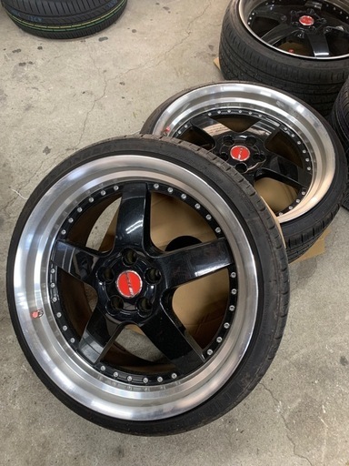 4本　PDW 20インチ アルミ ホイール 9.5J PCD114.3 5H