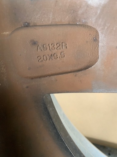 4本　PDW 20インチ アルミ ホイール 9.5J PCD114.3 5H