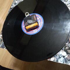 レコード盤時計の画像