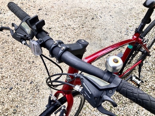 635、クロスバイク Z3 レッド 3×7速