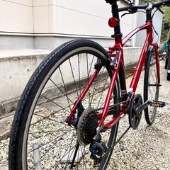 635、クロスバイク　Z3　レッド　3×7速の画像