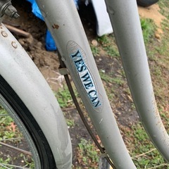 自転車　ママチャリ　yes  we can 前後パンク　中古　動作問題無し　鍵付きの画像