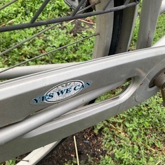 自転車　ママチャリ　yes  we can 前後パンク　中古　動作問題無し　鍵付きの画像