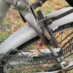 自転車　ママチャリ　yes  we can 前後パンク　中古　動作問題無し　鍵付きの画像