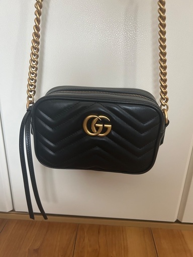 GUCCI マーモント キルティングミニバッグ ショルダーバッグ