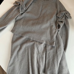 美品　tocco closet グレー　セットアップ　Ｍサイズ