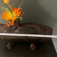竹製花器(これ以上は値下げありません)の画像