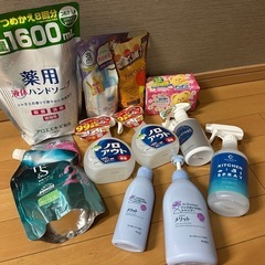 【※譲渡先決定】シャンプー 洗剤 アルコール消毒 生活品セットの画像