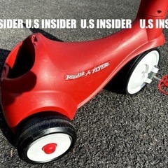 LAより入荷!!　ラジオフライヤー / 三輪車　ペダル収納可能!!　岐阜より迅速発送★送料無料の画像