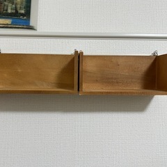 セリア　飾り棚　フローティングシェルフ　２個&おまけ付き