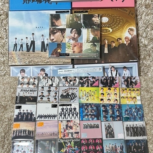SnowMan CD 1st〜11th, アルバム 1st〜4th 3形態ずつ
