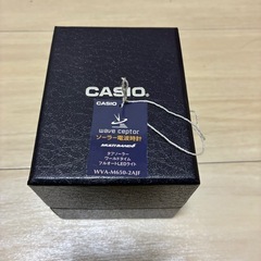 【ジャンク】CASIO WVA-M650-2AJF ケース付きの画像