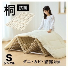 シングルサイズ、すのこ２つあります。