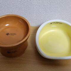 ペット　陶器お皿の画像