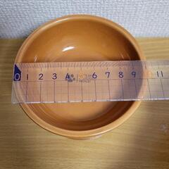 ペット　陶器お皿の画像