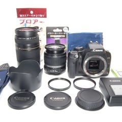 初心者にもおすすめ　Canon Kiss X2 ダブルレンズ　届いてすぐ使えるの画像